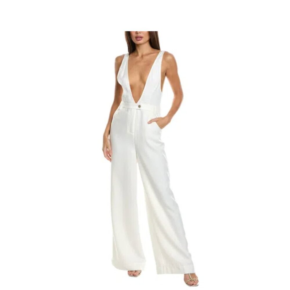 WeWoreWhat Deep V Flare Overall